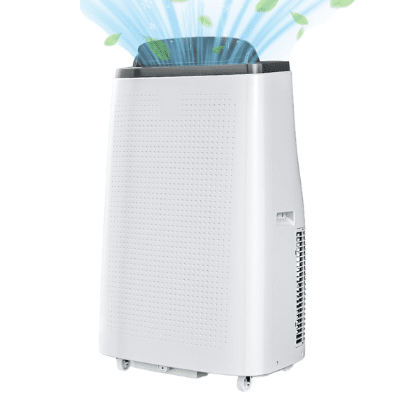 Portable Air Conditioner 14000 BTU for Room up to 750sq.ft with Remote Control, Cooling AC Unit with Fan & Dehumidifier, Sleep Mode for Living Room, Bedroom