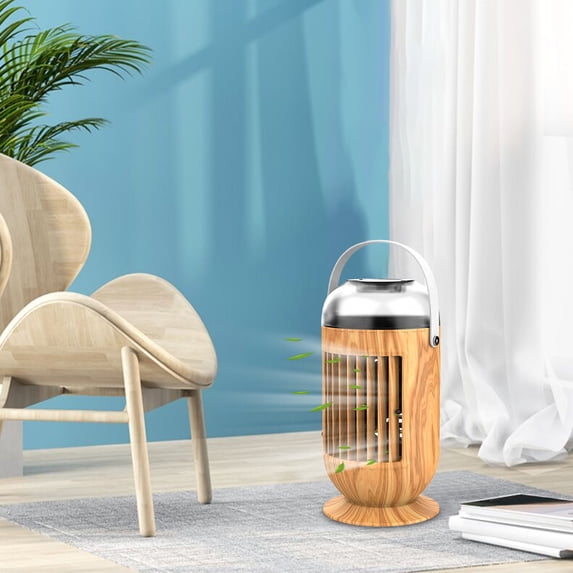 Portable Air Conditioner, 3 Speeds Personal Evaporative Air Cooler, Rechargeable Mini Air Conditioner, Quiet Portable AC Unit Fan for Office Desk Home Bedroom Camping Car