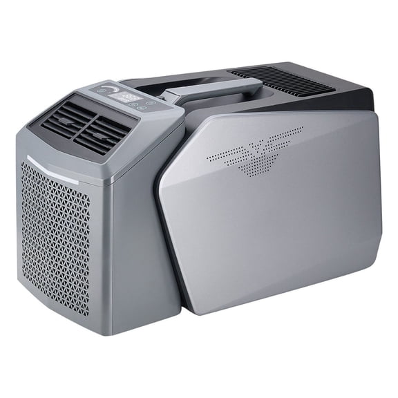 Portable Air Conditioner 5000 BTU - 3 Speed AC Unit w/ Timer - Camping RV & Home Use - Adjustable Temp 16-32C - Indoor/Outdoor Cooling - Grey