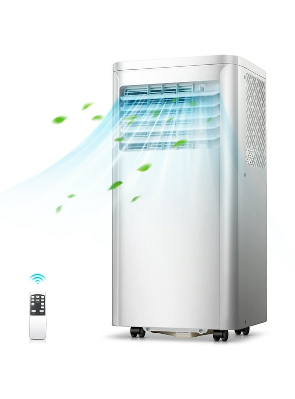 Havato Portable Air Conditioner, 5000BTU (8000BTU ASHRAE) Cools 200Sq.ft, 3-in-1 w/Remote, Dehumidifier & Fan,White