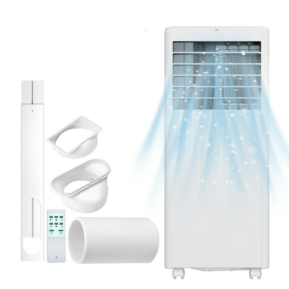 Aoile Portable AC Unit 5000 BTUs (8000BTU ASHRAE) 3-In-1 Portable Air Conditioner with Window Kit Cools Rooms up to 350 Sq.Ft
