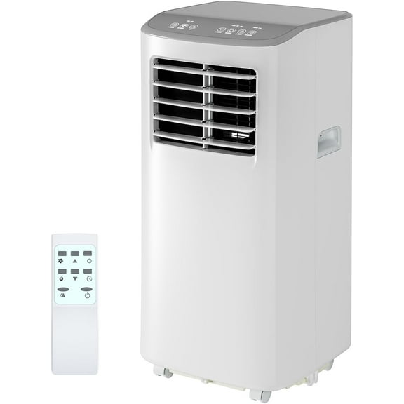 Portable Air Conditioner, 8,000 BTUs Room Air Conditioner, 3-in-1 Cooling AC Portable Air Conditioner with Fan & Dehumidifier, Standing Air Conditioner, Ventless Floor AC