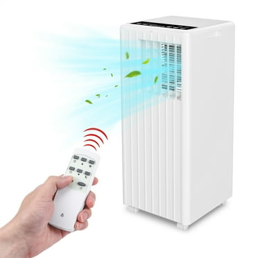 Portable Air Conditioner, 8000 BTU Portable AC Unit with Remote, Window kit, Pipe Cools up to 350 Sq. Ft for Home Office Dorms