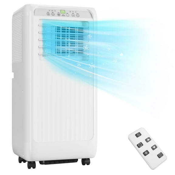 Portable Air Conditioner, 8000 Btu Air Conditioner with Remote Control, Quiet Ac Unit with Cool, Dehumidifier & Fan Mode, 24 Hour Timer, 3-1-Pac-8000 Portable Air Conditioner, White