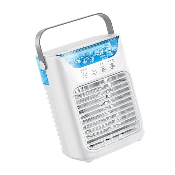 Portable Air Conditioner Air Cooling Fan Conditioning With LED Light Small Conditioner With 3 Speed For Computer Desk
