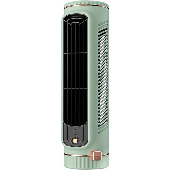 Portable Air Conditioner Cooling Fan Quiet with 3 Speeds, 2026 New Cooling Fan with 3 Speeds & LEDTouch Screen, USB Charging AirConditioner for Bedroom Office Home (Green)