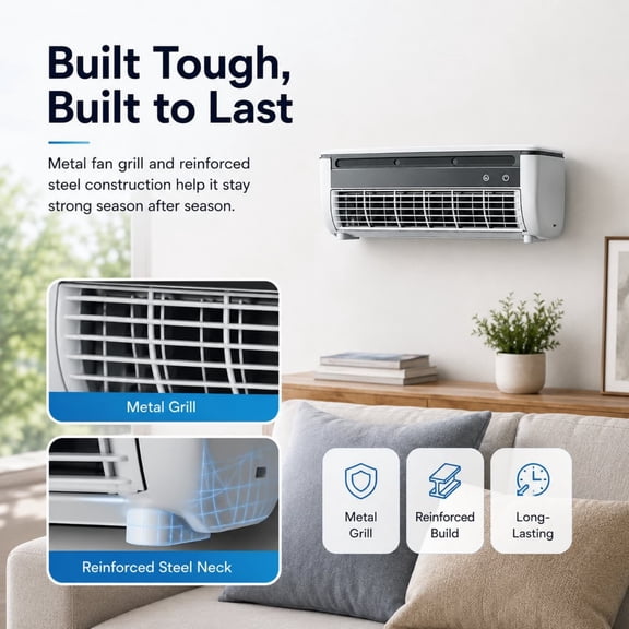 Portable Air Conditioner, Ductless Mini Evaporative Cooling Fan With Remote Control Timer Multi Speed Humidifier Function, Efficient Space Saving Cooling for Bedroom Office Dorm