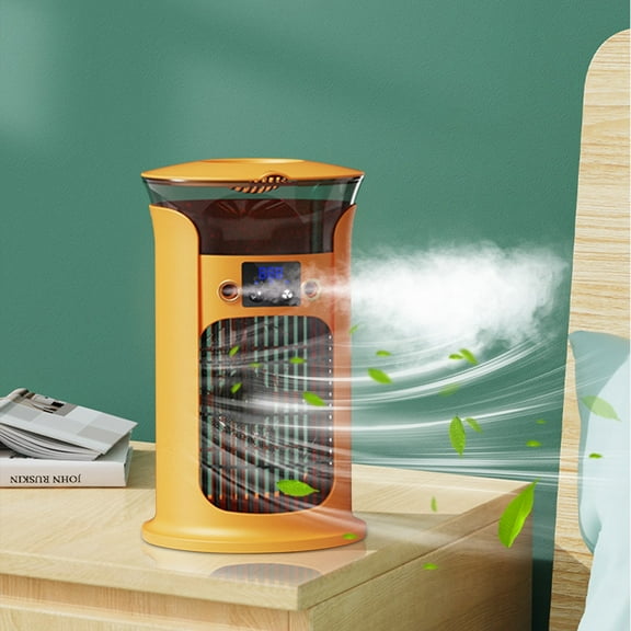 Portable Air Conditioner, Evaporative Air Cooler,Small Household Cooler Mini Office Desktop Humidifier USB CoolingTower Fan For Bedroom, Outdoor, Indoor