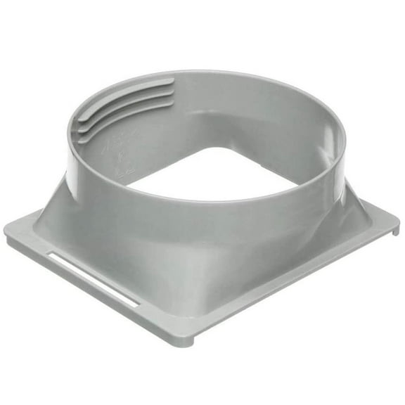 Portable Air Conditioner Exhaust Hose Coupler, Mobile AC Unit Tube Connector, AC Hose Extension Connector Air Conditioning Accessories for AC Exhaust Hose Coupler Extension (Square/5.9 Inch)