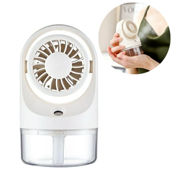 Portable Air Conditioner Fan, Desktop Cool Humidifier Mini Evaporative Misting Fan, 3 Speeds Pure Chill For Bedroom Office Home Study Room