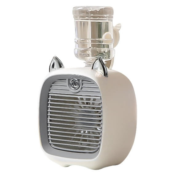 Portable Air Conditioner Fan Rechargeable Desktop Air Cooler With 3 Speed Adjustable Air Speed And Humidifier Function Air Conditioner Fan For Living Room And Bedroom