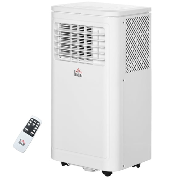 Portable Air Conditioner HOMCOM 8,000 BTU Portable Air Conditioner Evaporative Cooler, White,Air Conditioner For Living Room