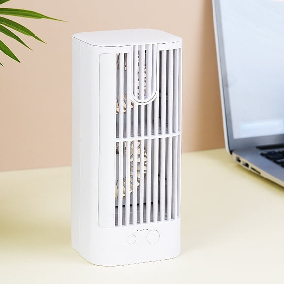Portable Air Conditioner, Household Small Conditioning Fan, 3-IN-1 Evaporative Air Cooler with Night Light, Personal Mini Desktop Cooling Fan for Room Kitchen Office RV Car