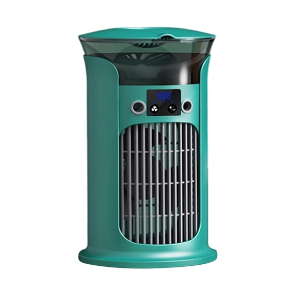 Portable Air Conditioner Humidifier Atmosphere Light Fan USB Cooler Air Conditioner, 3 In 1 Function, Office Household Essential Cooler USB Portable Air Conditioner USB Fan
