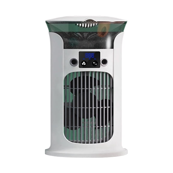Portable Air Conditioner Humidifier Atmosphere Light Fan USB Cooler Air Conditioner, 3 In 2 Function, Office Household Essential Cooler USB Portable Air Conditioner USB Fan