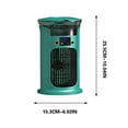 thumbnail image 1 of Portable Air Conditioner Humidifier Atmosphere Light Fan USB Cooler Air Conditioner, 3 In 1 Function, Office Household Essential Cooler Green, 1 of 3