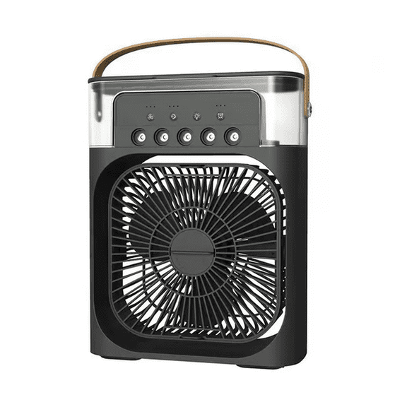 Portable Air Conditioner, Mini Tabletop Cooling Fan with Humidifier, Quiet USB Type-C Air Cooler for Home Office Dorm