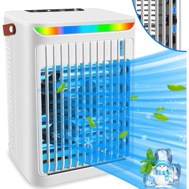 Portable Air Conditioner Mobile 5In1 Mini Fan,Evaporative Cooler and