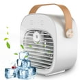 thumbnail image 1 of Portable Air Conditioner - Rechargeable Mini Air Conditioner with 3 Speed Settings, 5-10 Hours Runtime,Quiet Desk Cooling Fan, Personal Air Cooler for Home, Bedroom, Travel, Office, Outdoor, 1 of 5