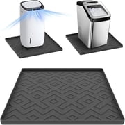 VOCOO Refrigerator Accessory Silicone Mat ,20''x20''x0.4'' Waterproof Leak-Proof Pad for Ice Makers,Mini Fridges