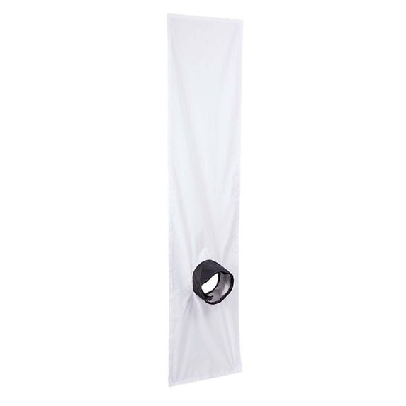 Portable Air Conditioner Window Seal Kit with Hose Hole, Sliding Window Vent Seal Cloth for Mobile AC Units, Waterproof Reusable Fabric Barrier to Block Hot Air and Improve Cooling Efficiency