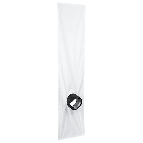 Portable Air Conditioner Window Sealing Cloth - Universal Windproof Waterproof AC Vent Kit For Casement & Push-Out, Hot Air Baffle With Hose Opening for Dehumidifier & Dryer, 1Pc(White,118x18.9")