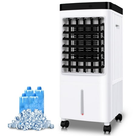 Portable Air Conditioners,3-IN-1 Evaporative Air Cooler with Utral-Quiet,No windows needed & Dual control,Easy Install Ideal for Room/Office