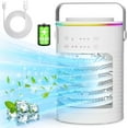 Portable Air Conditioners, 3 Speeds Rechargeable Evaporative Air Cooler