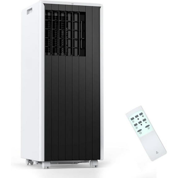 Portable Air Conditioners, 8,000 BTU AC Unit with Remote Control, Fan/Dehumidifier Mode, Sleep Mode, Child Lock, LED Touch Panel, Window Kit, Cools Room Up to 350 Sq.Ft. White Aircon Inverter Househo