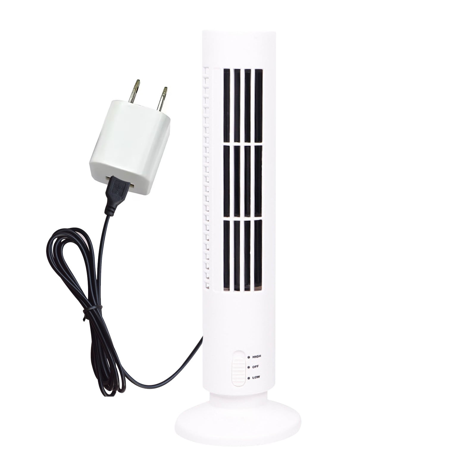 SPOORYYO Portable Fan Conditioner With Two Speeds Simulates,Natural Wind To Bring Cool And Soothing Feel Suitable,Quiet Portable Tower Fan For Home Offices & Bedrooms - Walmart Supplies