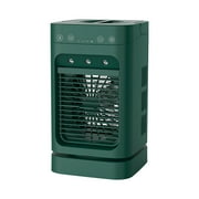 Portable Air Conditioners Fan, 4 Wind Speed Mini Ac Fan with 2 Cooling Spray, Screen Touch Control,Oscillating/Timer/Night Light, Personal Evaporative Air Cooler for Bedroom Home Office Study Desk