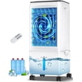 thumbnail image 1 of Portable Air Conditioners, Portable AC Unit, Evaporative Air Cooler w/2.5Gal , Cooling, 3 Speeds, Windowless Air Conditioner w/7H Timer, Swamp Cooler for Room Office Garage, 1 of 6