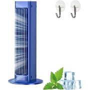 Portable Air Conditioners Portable Bladeless Mini Air Conditioner with Remote, Small and Compact Ultra Quiet Energy Efficient,Blue