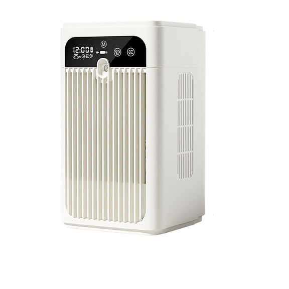 Portable Air Conditioners, Rechargeable Mini AC Fan with 500ml Water Tank, 3000mAh Battery, 3 Speeds Cooling Fan for Bedroom Office Camping