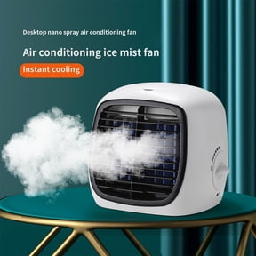 Portable Air Conditioners, Rechargeable Mini Air Conditioner, Portable AC Unit, Personal Air Cooler Cooling Fan with Cool Air Spray for Room, Bedroom, Office, Outdoor, Car