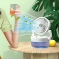 thumbnail image 1 of Portable Air Conditioners - Small Portable AC Quiet Personal Air Cooler,USB Powered Mini Desktop Cooling Fan, 3 Speeds,180°Adjustment,for Office, Home, Room,Desk,Car, 1 of 5