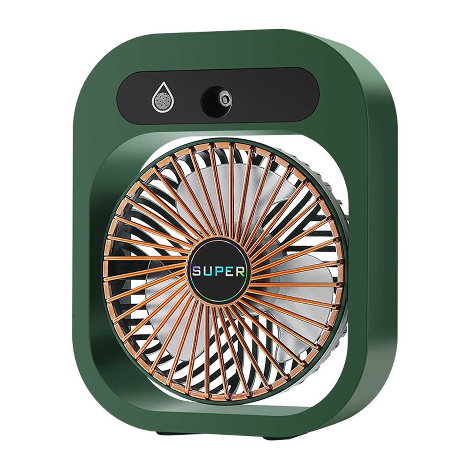 Portable Air Conditioners - Small Portable AC Quiet Personal Air Cooler,USB Powered Mini Desktop Cooling Misting Fan, 1/2/3 H Timer, 3 Speeds,360°Adjustment,for Office, Home, Room,Desk,Car - Black