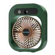 Portable Air Conditioners - Small Portable AC Quiet Personal Air Cooler,USB Powered Mini Desktop Cooling Misting Fan, 1/2/3 H Timer, 3 Speeds,360 Adjustment,for Office, Home, Room,Desk,Car - Black
