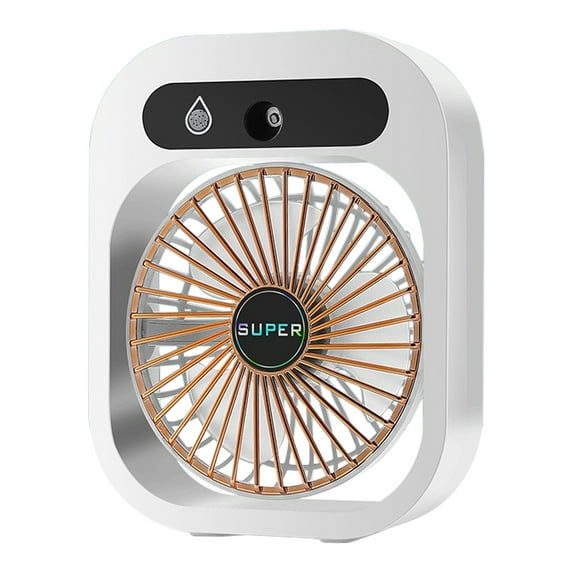 Portable Air Conditioners - Small Portable AC Quiet Personal Air Cooler,USB Powered Mini Desktop Cooling Misting Fan, 1/2/3 H Timer, 3 Speeds,360°Adjustment,for Office, Home, Room,Desk,Car - Black