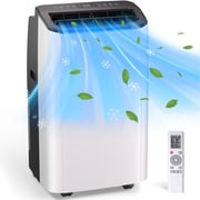 14000 BTU Portable Air Conditioner, AC Unit with Remote, Cool, Dehumidifier and Fan, Cools up to 800 Sq. Ft., 24H Timer Sleep Mode, for Bedroom