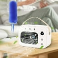 thumbnail image 1 of Portable Air Cooler Fan,Air Cooler Portable Air Conditioner Small Air Conditioner - 3 Speed Mini Ac, 500Mah Battery, <36Db Quiet, With Ice/Water Tank For Desktop, Home, Office - Green Compact Design, 1 of 6