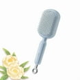 thumbnail image 1 of Portable Air Cushion Hair Brush - Retractable Scalp Massage Airbag Comb with One-Click Hair Removal Function, Anti-Winding Anti-Static, Super Soft Reduces Breakage-for Curly or Straight Styles (Blue), 1 of 9
