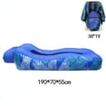 thumbnail image 1 of Portable Air Inflatable Sofa Lounger Ergonomic Design Camping Polyester Sleeping Pad Waterproof Quick Inflation Breathable for Outdoor Travel Relax, 1 of 9