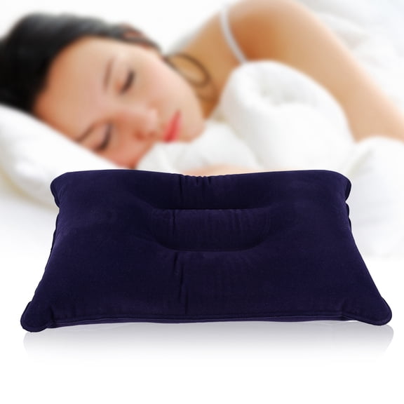 Portable Air Inflation Pillow PVC For Outdoor Travel Camping Hiking Sleeping