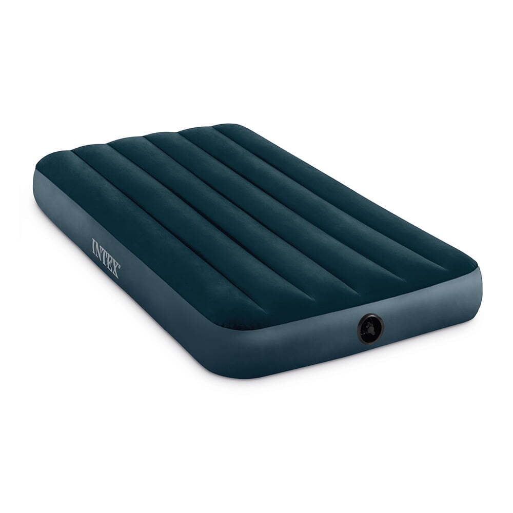 Intex Inflatable Fabric Camping Mattress with Built In Pillow Walmart