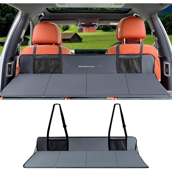 Portable Air Mattresses for Sleeping, Rear Seat Mattress Extension Plate,Folding  Bed Mattress,Increase Travel Trunk Space &  Bed Camping Space for /SUV/Model Y/3-Camping Essential