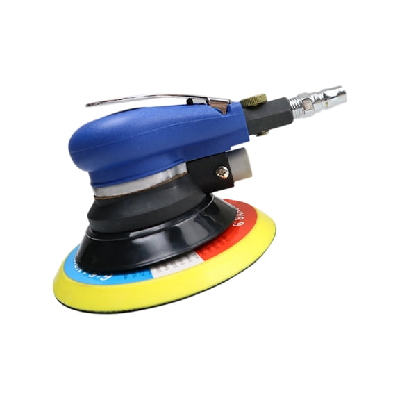 Portable Air Powered Sander Multi Purpose Tool Featuring Interchangeable Discs and Speed Control