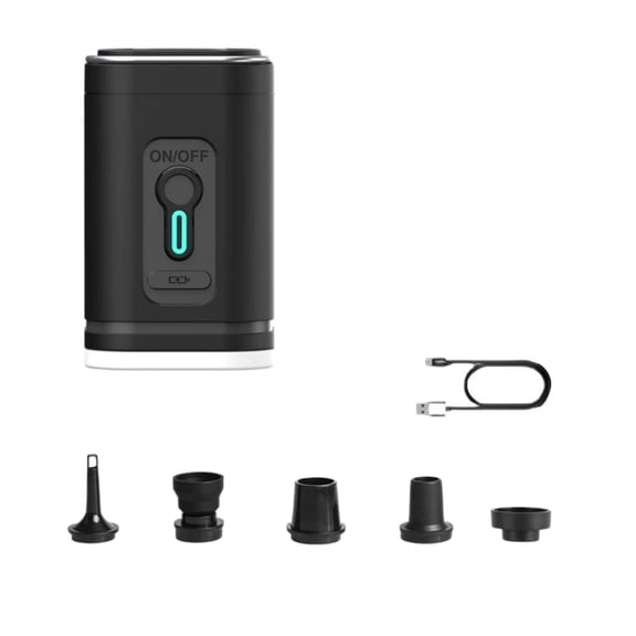 Portable Air Pump for Inflatables,Electric Ultra-Mini Pump Tiny Pump,2400mAh Rechargeable Inflate Deflate Pump with Camping Light for Pool Floats,Air Mattress,Sleeping Pads,Vacuum Storage Bags