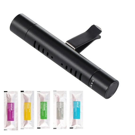 Portable Air Purifier for Car Refreshing Air Cleaner Continuous Scent Distribution Compact Design Easy Installation Metal Construction Ideal for Vehicle Use