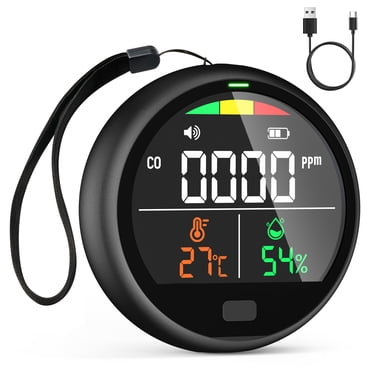 Newentor CO2 Monitor with Voice Alert, Indoor Air Quality Detector ...